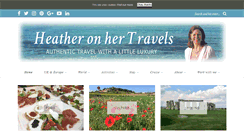 Desktop Screenshot of heatheronhertravels.com